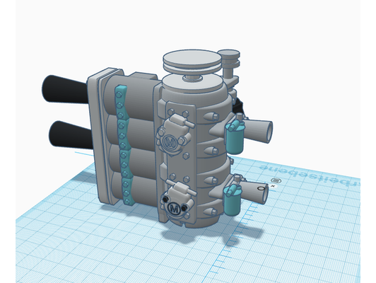 merc 40ci attrappe lehrmodell simulation außenborder fährt by andy0558 3d print model - Mito3D