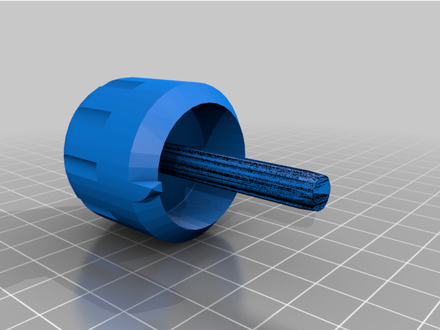 underfloor heating knob by ksutty cap 3D print model - Mito3D