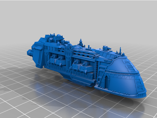 odysseus class star kalyon by kar atmacası savaş filosu gotik bfg warhammer 40k 3D print model - Mito3D