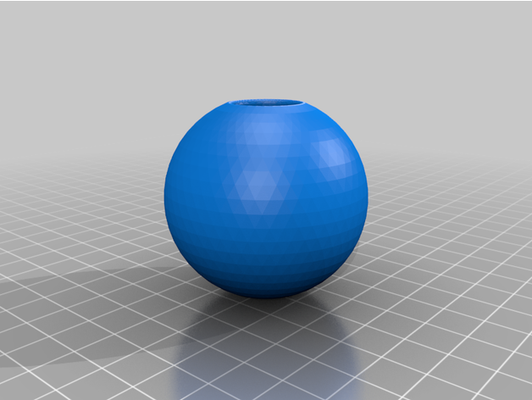 cat feeder ball by turgidman 3d print model - Mito3D