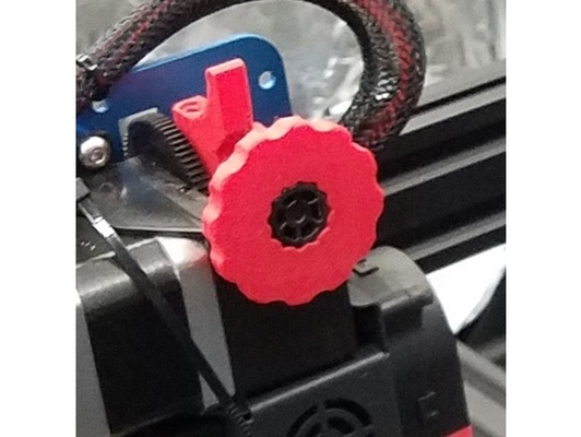 sovol titan tension knob by jdrgoldeneagle extruder 3d print model - Mito3D