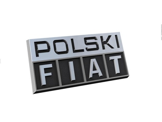 polski fiat distintivo by uomo dell 39 hobby 3d print model - Mito3D