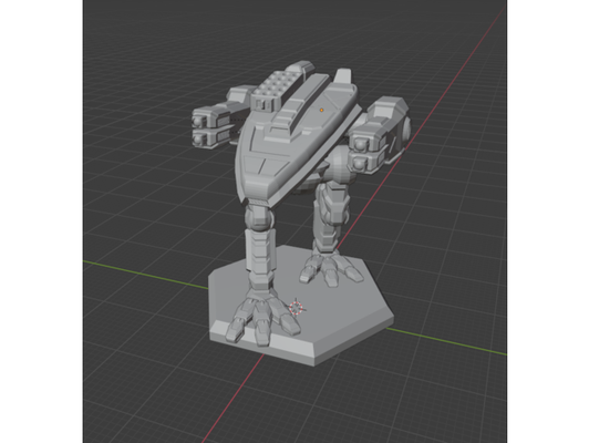 hombres shen omnimech by chico descansar battletech miniatura mesa juego guerra 3d print model - Mito3D