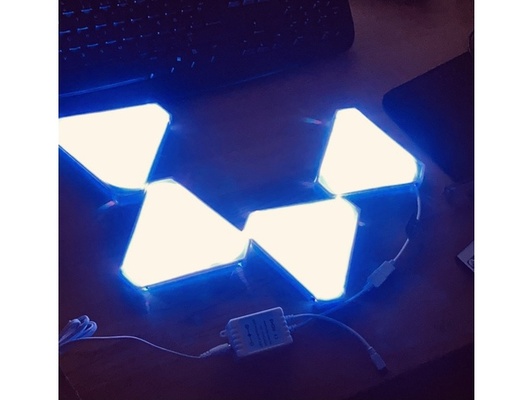 nanoleaf fake leaf by mortuzz arduino fakeleaf lamps ledstrip aurora walllamp 3d print model - Mito3D