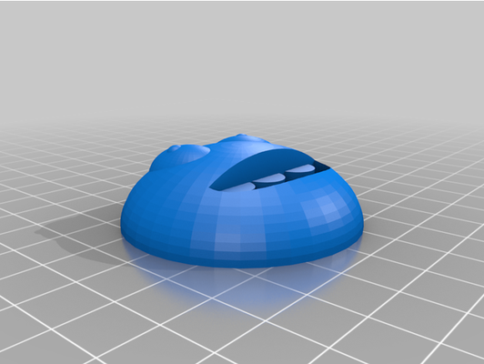 stupide bleu by artisi0 sbt 3d print model - Mito3D