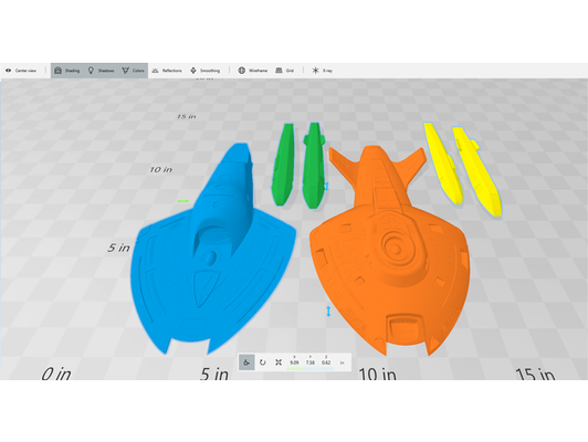 stella trekking nova classe remixare by jamesb yo 3d print model - Mito3D