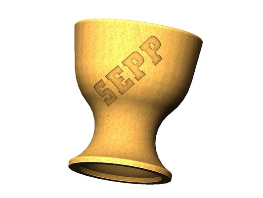 sepp by khurga easter egg cup 3d print model - Mito3D