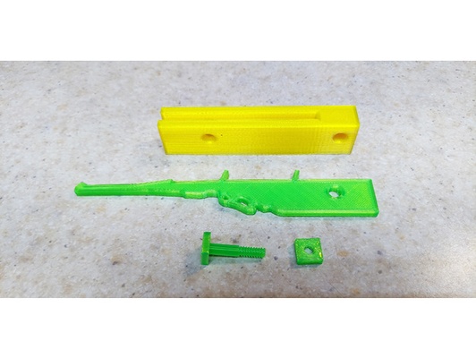 automatic adjustable fish hooksetter by markaerrington catch fishing hook setter 3d print model - Mito3D