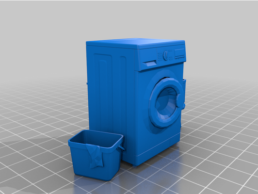 lavando máquina by abobrinha 3d print model - Mito3D