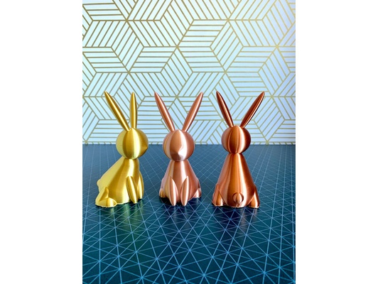 minimalistic rabbit by dajanka3d bunny easter easterbunny design 3d print model - Mito3D