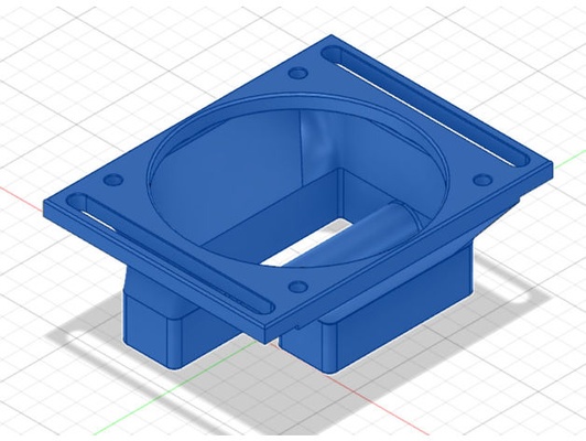 rampen 1 4 treiberk hlung by gummer68 60mm ventilator kühlung 14 treiber treiberkhlung 3d print model - Mito3D