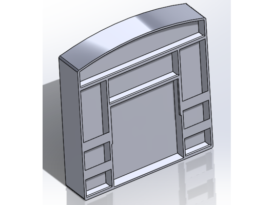 parete montato appiccicoso nota stazione by rana regolazione appunti titolare supporto vassoio 3d print model - Mito3D