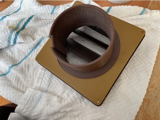 dryer vent repair by brimstone326 cover duct home 3d print model - Mito3D