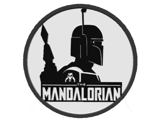 mandalorian coasters v2 by zorroronoa drinks posavasos star wars 3d print model - Mito3D