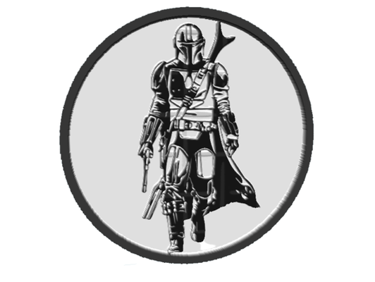 mandalorian coasters v5 by zorroronoa drink posavasos star wars 3d print model - Mito3D