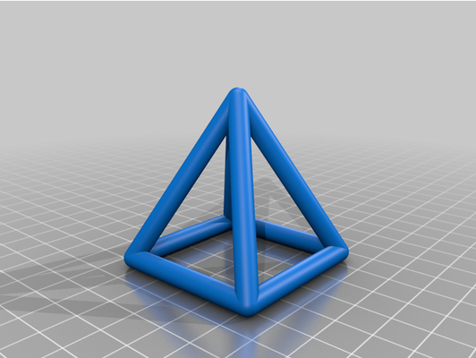 hollow pyramid by hsiehty 3d print model - Mito3D