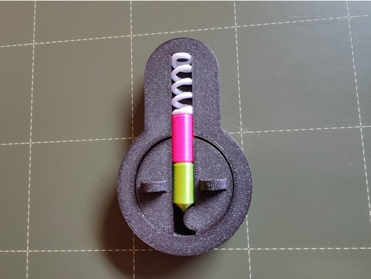 education lock pins spring by robinhbg 3d print model - Mito3D