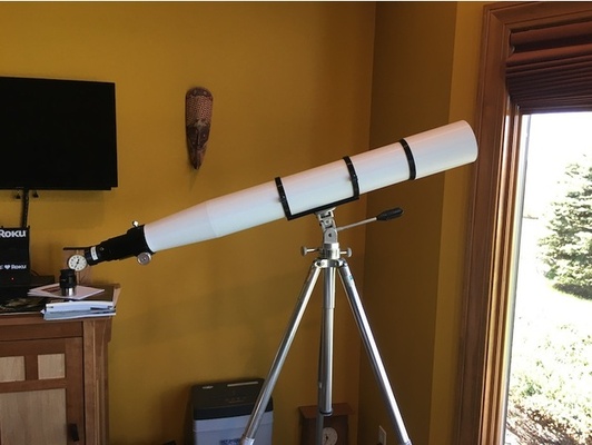 telescope 106mm f 85 refractor by charlesodonnell astronomy 3d print model - Mito3D