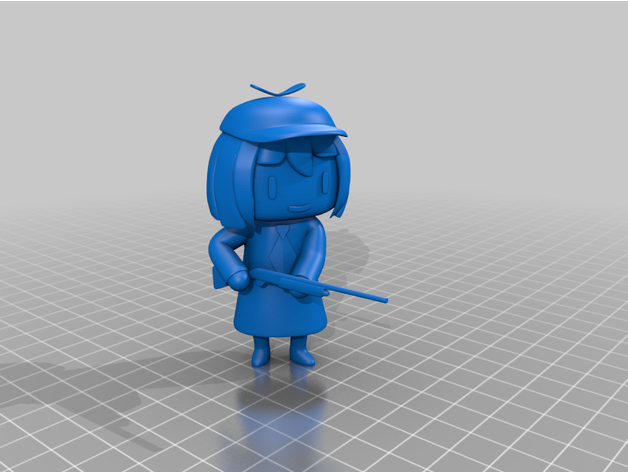 smol ame a gun by luis 108 hololive hololiveen vtuber watson amelia 3D print model - Mito3D