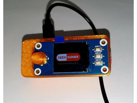 firmante semillas pastilla abierta modificado by silexperience21 bitcoin computadora caso funda bricolaje diy hardware billetera abierto fuente frambuesa pi cero compartir olas 13 lcd 3d print model - Mito3D