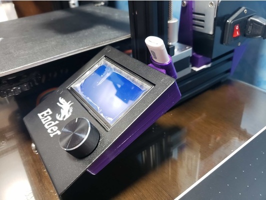 ender 3 schermo lcd pcb copertina guaina usb adattatore titolare supporto sd estensione by savyexe 3d print model - Mito3D