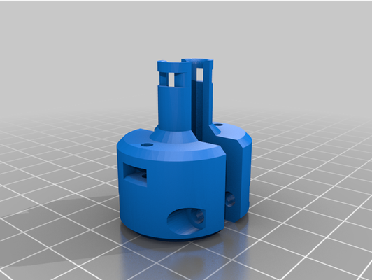 kübik vyper adaptör v6 e3d v 1 0 yükselt by herzzorro e3dv6 binmek hotend ekstrüder 3d print model - Mito3D