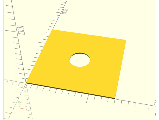 customizable lens board custom dimensions hole offsets by mlformat largeformat large format camera lensboard openscad scad 3d print model - Mito3D