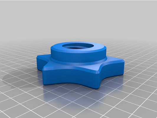 standart dumbell nut by barisarisoy sport weight 3d print model - Mito3D