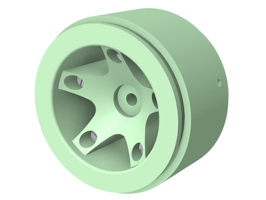 rims swinger t2m by megacadler crawler rim wheel wheels 3d print model - Mito3D