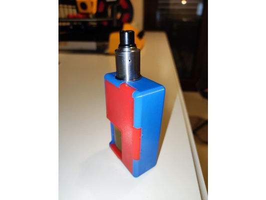 puzzle box mod 18650 by matteohgt batterie boxmod tropfen schalter 3d print model - Mito3D