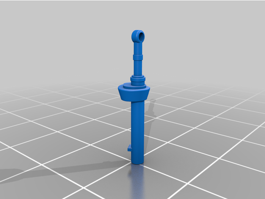 euromast rotterdam llavero by 3d print model - Mito3D