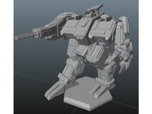 deva omnimech by chico descansar battletech miniatura juego guerra 3d print model - Mito3D