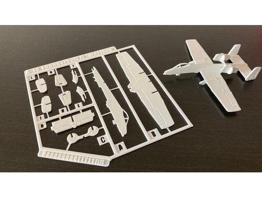 10 raio ii javali kit cartão by fantasma fabuloso a10 aeronave avião montagem requeridos brrrttt ar suporte jato modelo robobrrd jito 3d print model - Mito3D