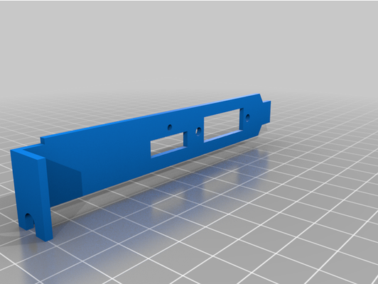 pcie montagem suporte 1 slot radeon r7 250 gpu by tela paralela 3d print model - Mito3D