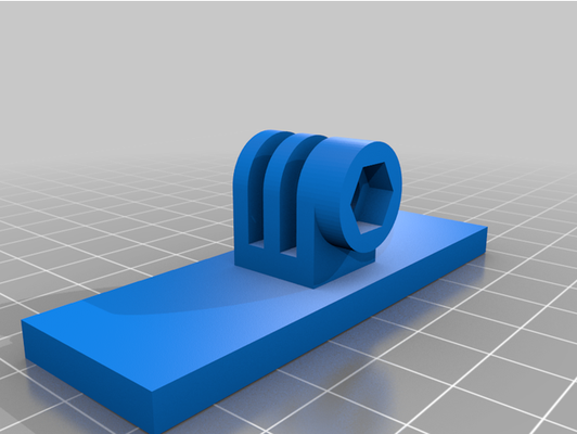 gopro battery mount by gainesvilleseller max 3d print model - Mito3D