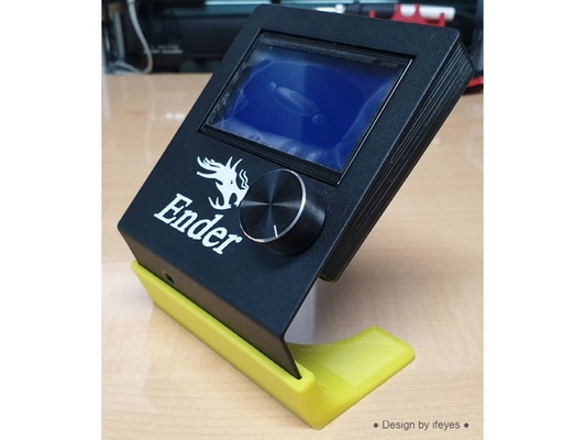 ender3 lcd monitor estante soporte sencillo by ifeyes 3d encaje accesorios montar 3d print model - Mito3D