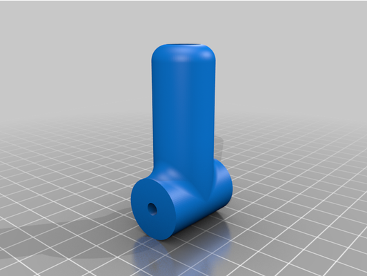 hinge support curtain rod by ayleendayoss door extruder porte rotating tringle 3d print model - Mito3D