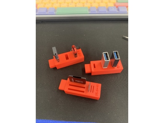 usb c type sd cartão suporte by sugyeong0221 micro usbc 3d print model - Mito3D