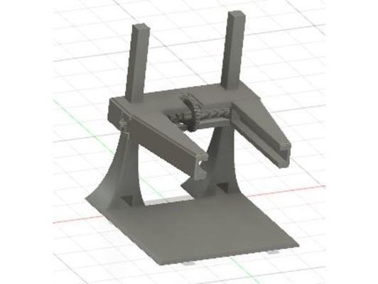 práctico estante soporte lupa lupe by rolfmobil handyhalterung lupetoys 3d print model - Mito3D