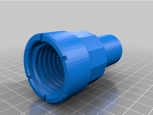 nerf titán asv1 16mm exterior diámetro barril adaptador by ishootfoam 3d print model - Mito3D