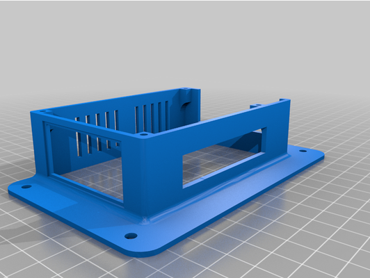 lampone pi 7 pollice touch screen schermo astuccio guaina 4b remixare by sancheza raspberrypi rpi 3d print model - Mito3D