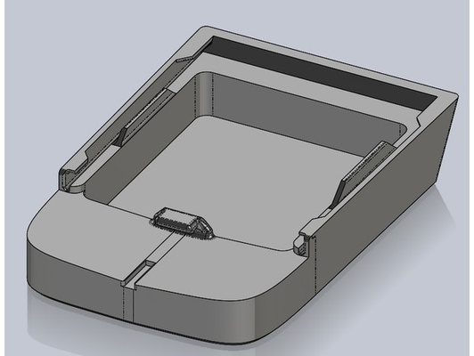 flysky gt5 batterie extension by maffa1027 couverture gaine titulaire soutien fs fsgt5 lipo 3d print model - Mito3D