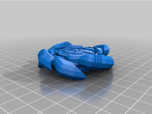 grande scricchiolio 13 ellizione costume beyblade scoppiare db dual rotazione by eduard1 0 3d print model - Mito3D