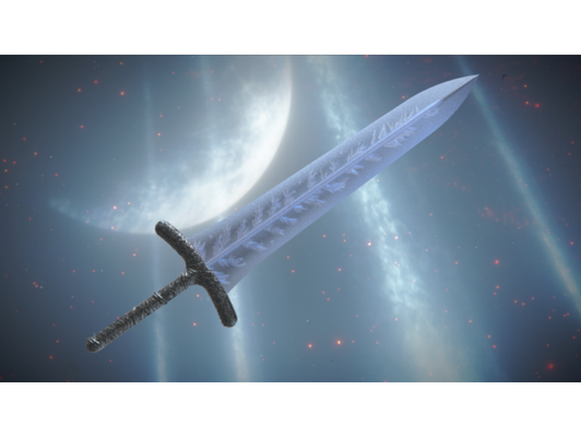 dark moon greatsword - elden ring by aguilarworkshop souls 3d print model - Mito3D