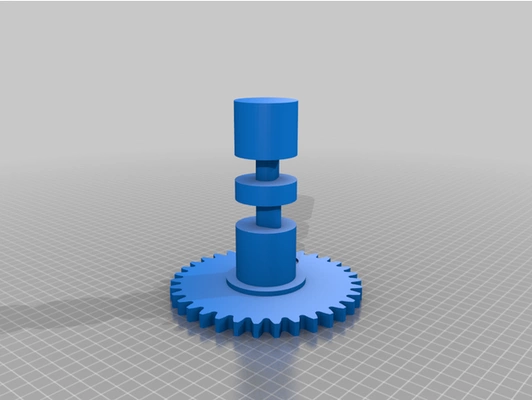 4 derrame motor modelo melhorado cam eixo by silenciar 3d print model - Mito3D