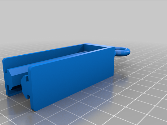 rail filament guider boucle by jcwatson11 3d print model - Mito3D