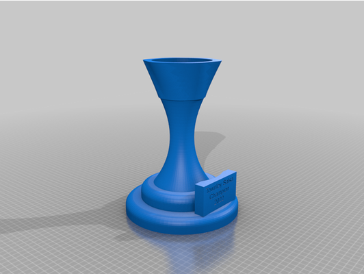 salsa trofeo by bighazmat 3d print model - Mito3D