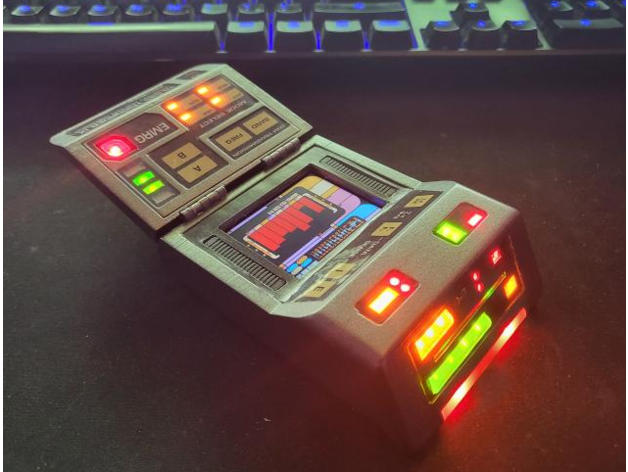 stella trekking ds9 voyager stile tricorder by fleetprinter 3D print model - Mito3D