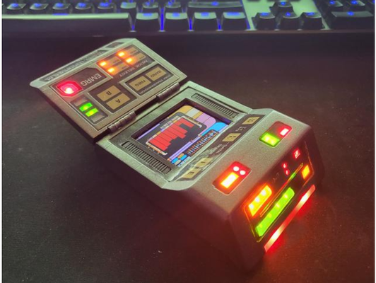 stella trekking ds9 voyager stile tricorder by fleetprinter 3d print model - Mito3D