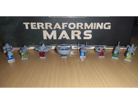 naves espaciais terraformação marte by racknor nave espacial 3d print model - Mito3D